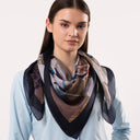 Daisy Floral Pure Silk Square