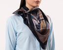 Daisy Floral Pure Silk Square