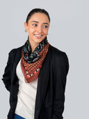 Circe Modern Geometric Pure Silk Square