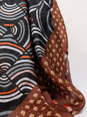 Circe Modern Geometric Pure Silk Square