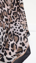 Leona Animal Pure Silk Square 100