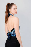Rhea Animal Print Silk Square 100