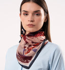 Snow Leopard Silk Square 65