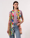Tessera Kaleidoscope Design Pure Silk Scarf