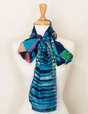 Tessera Kaleidoscope Design Pure Silk Scarf