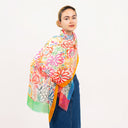 Azalea Printed Modal Linen Scarf