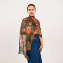 Mila Printed Modal Cupro Linen Scarf