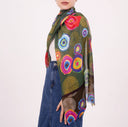 Mila Printed Modal Cupro Linen Scarf