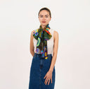 Mila Printed Modal Cupro Linen Scarf