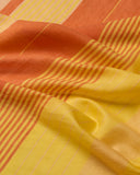 Caspia Stripe Cotton Silk Handloom Scarf