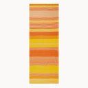 Caspia Stripe Silk Cotton Handloom Scarf Pink