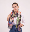 Bliss Printed Linen Scarf