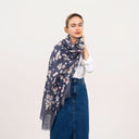 Florielle Printed Linen Scarf