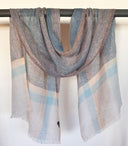Vintage Woven Stripes Linen Scarf